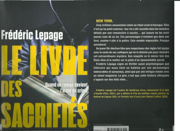 Le livre des sacrifies